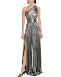 Marchesa - Metallic Lame One-Shoulder - Lyst