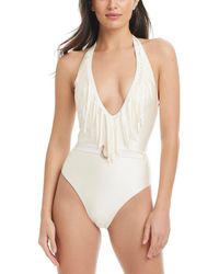 Red Carter - Shine Solids Western Fringe One-Piece - Lyst