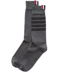 Thom Browne - Mid-Calf Socks - Lyst