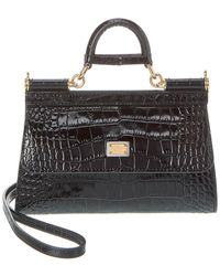 Dolce & Gabbana - Kim Sicily Small Double-face Leather Shoulder Bag - Lyst