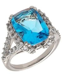 Bertha - Juliet 18K Plated Cz Statement Ring - Lyst