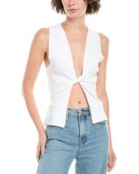 WeWoreWhat - Twist Front Flyaway Tank - Lyst