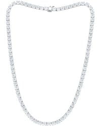 Diana M. Jewels - Diana M. Fine Jewelry 14K 30.00 Ct. Tw. Lab Grown Diamond Tennis Necklace - Lyst