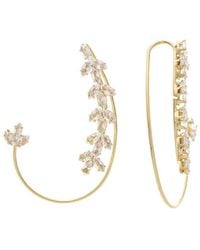 Rivka Friedman - 18K Plated Cz Earrings - Lyst
