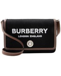 Burberry - Black, Brown Canvas, Leather New Hampshire Small Crossbody, Never Carried (authentic Pre-loved) - Lyst