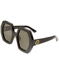 Gucci - Oversized Sunglasses Black GG0772S - Lyst