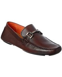 Donald J Pliner - Victorgw Leather Driver - Lyst