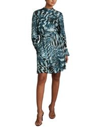 Reiss - Ester Printed Flippy Dress - Lyst