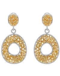Diana M. Jewels - Fine Jewelry 18k 17.65 Ct. Tw. Diamond Earrings - Lyst