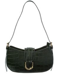 Persaman New York - Adele13 Croc-Embossed Leather Embossed Shoulder Bag - Lyst