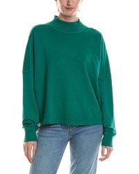 Michael Stars - Mila Mock Neck Sweatshirt - Lyst