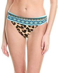 La Blanca - Running Shirred Band Hipster Bikini Bottom - Lyst