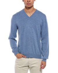 N.Peal Cashmere - Burlington Cashmere V-Neck Sweater - Lyst