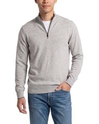 N.Peal Cashmere - Carnaby Cashmere 1/2-Zip Sweater - Lyst