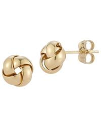 Ember Fine Jewelry - 14k Dainty Love Knot Studs - Lyst