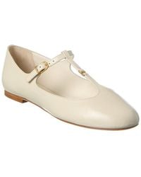 Chloé - Marcie Leather Ballerina Flat - Lyst