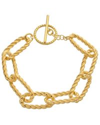 Meshmerise - 0.20 Ct. Tw. Diamond Twisted Link Toggle Bracelet - Lyst