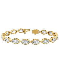 Lab Grown Diamonds - 14K 10.56 Ct. Tw. Lab-Grown Diamond Tennis Bracelet - Lyst