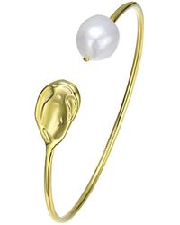 Rachel Glauber - 18k Over Silver 16mm Freshwater Pearl Bracelet - Lyst
