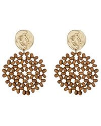 Eye Candy LA - Nicole Seed Bead Drop Earrings - Lyst