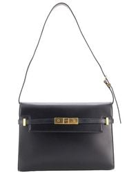Saint Laurent - Leather Manhattan Shoulder Bag Medium (Authentic Pre- Loved) - Lyst