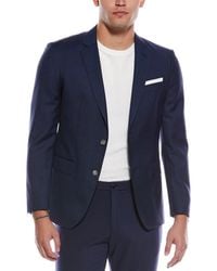 BOSS - Hutson Wool Blazer - Lyst