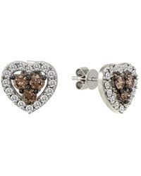 Le Vian - Le Vian Chocolate & Vanilla 14k 1.39 Ct. Tw. Diamond Earrings - Lyst