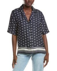 Officine Generale - Officine Generale New Christelle Silk Shirt - Lyst