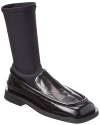 Proenza Schouler - Satin & Leather Loafer - Lyst