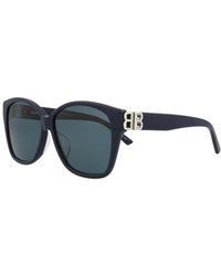 Balenciaga Bb0135sa 59mm Sunglasses - Black