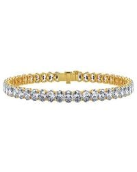 Lab Grown Diamonds - 14K 12.00 Ct. Tw. Lab-Grown Diamond Tennis Bracelet - Lyst