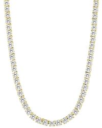 Forever Creations Signature - Forever Creations 14k 14.00 Ct. Tw. Lab Grown Diamond Tennis Necklace - Lyst