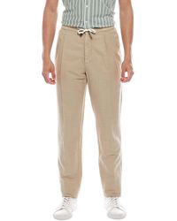 Brunello Cucinelli - Leisure Fit Pleated Linen-Blend Drawstring Pant - Lyst