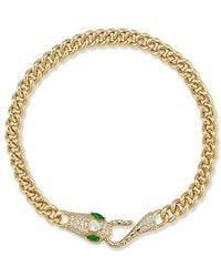 Sphera Milano - 14K Over Cz Snake Bracelet - Lyst