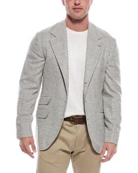 Brunello Cucinelli - Wool, Silk & Cashmere-blend Blazer - Lyst