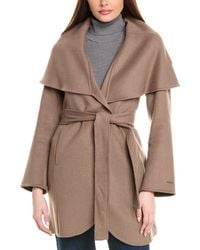 Tahari - Double Face Wool-Blend Coat - Lyst