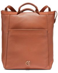 Cole Haan - Grand Ambition Large Leather Backpack - Lyst