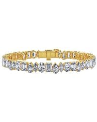 Lab Grown Diamonds - 14K 5.20 Ct. Tw. Lab-Grown Diamond Fancy Bracelet - Lyst