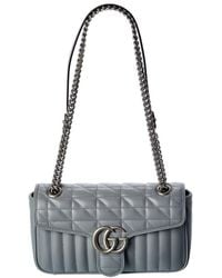 Gucci - GG Marmont Small Matelasse Leather Shoulder Bag - Lyst