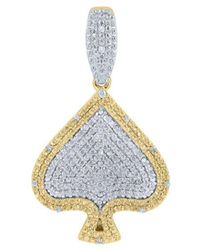 Monary - 14k Diamond Pendant - Lyst