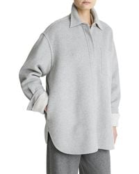 Vince - Double Face Wool & Cashmere-Blend Shirt Jacket - Lyst