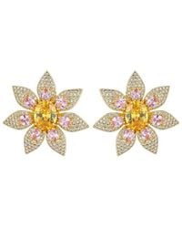 Eye Candy LA - Luxe Collection 18k Plated Cz Spike Earrings - Lyst