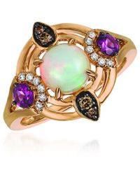 Le Vian - Le Vian 14k Strawberry Gold 1.28 Ct. Tw. Diamond & Gemstone Ring - Lyst