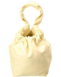 Jil Sander - Drawstring Leather Bucket Bag - Lyst