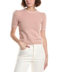 FRAME - The Gathered Cashmere Sweater - Lyst