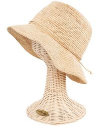 San Diego Hat - Crochet Raffia Bucket Hat - Lyst