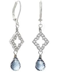 Rachel Reinhardt Jewelry - Quartz Cz Clover Earrings - Lyst