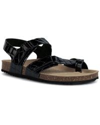 Geox - Brionia Leather Sandal - Lyst