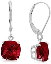 MaxColor - 10k 4.20 Ct. Tw. Garnet Earrings - Lyst