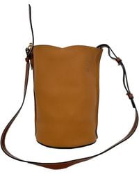 Loewe - Camel Leather Gate Bucket Bag (Authentic Pre-Loved) - Lyst